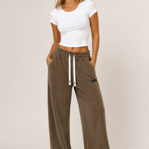 Pantalón holgado de pana