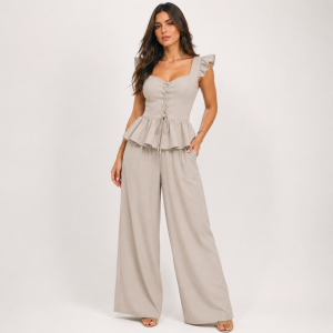Conjunto top estilo corset y pantaloneta