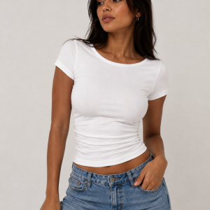 Top básico blanco
